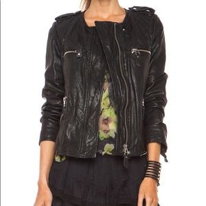 Isabel Marant Kady leather moto jacket